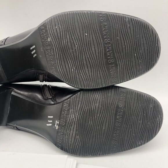 Brown Franco Sarto sz 6.5 Ankle boots booties Block Heel Vegan - Picture 16 of 16